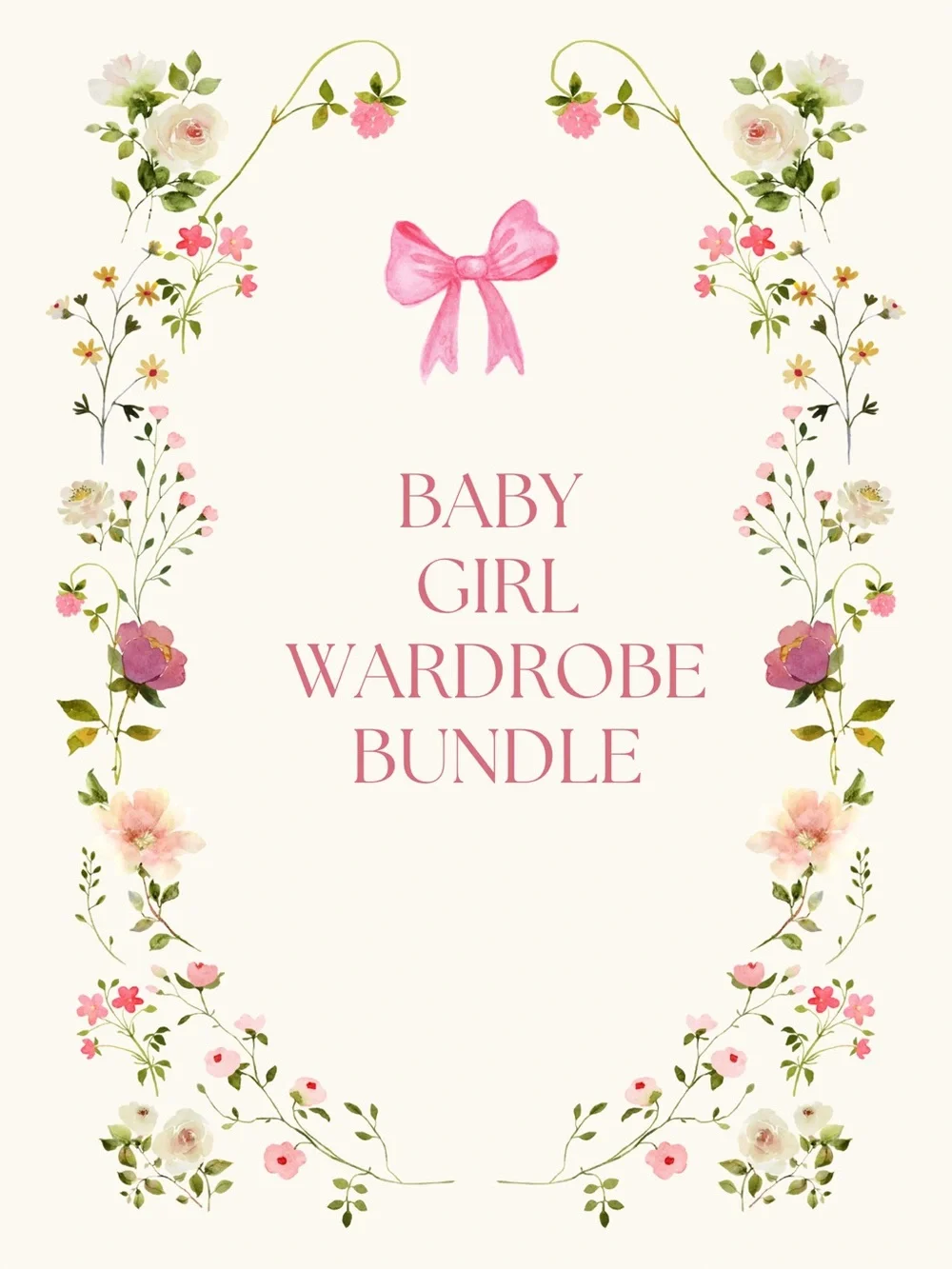 Newborn Bundle Box Baby Girl Wardrobe Carter’s Hanna Andersson & More